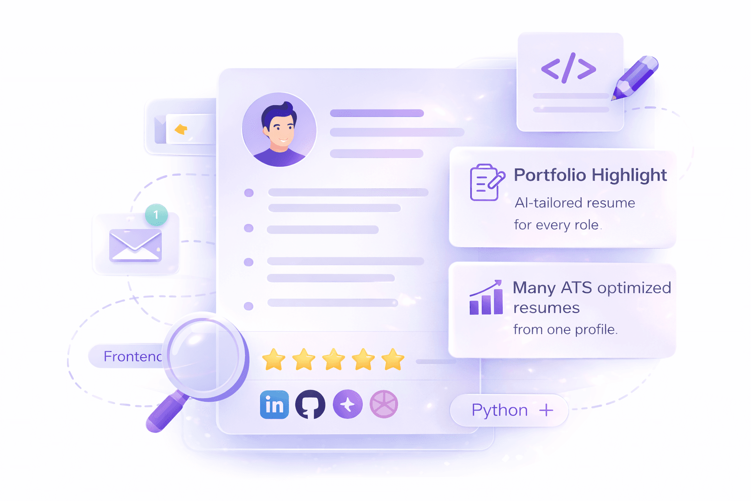 Resume and profile preview
