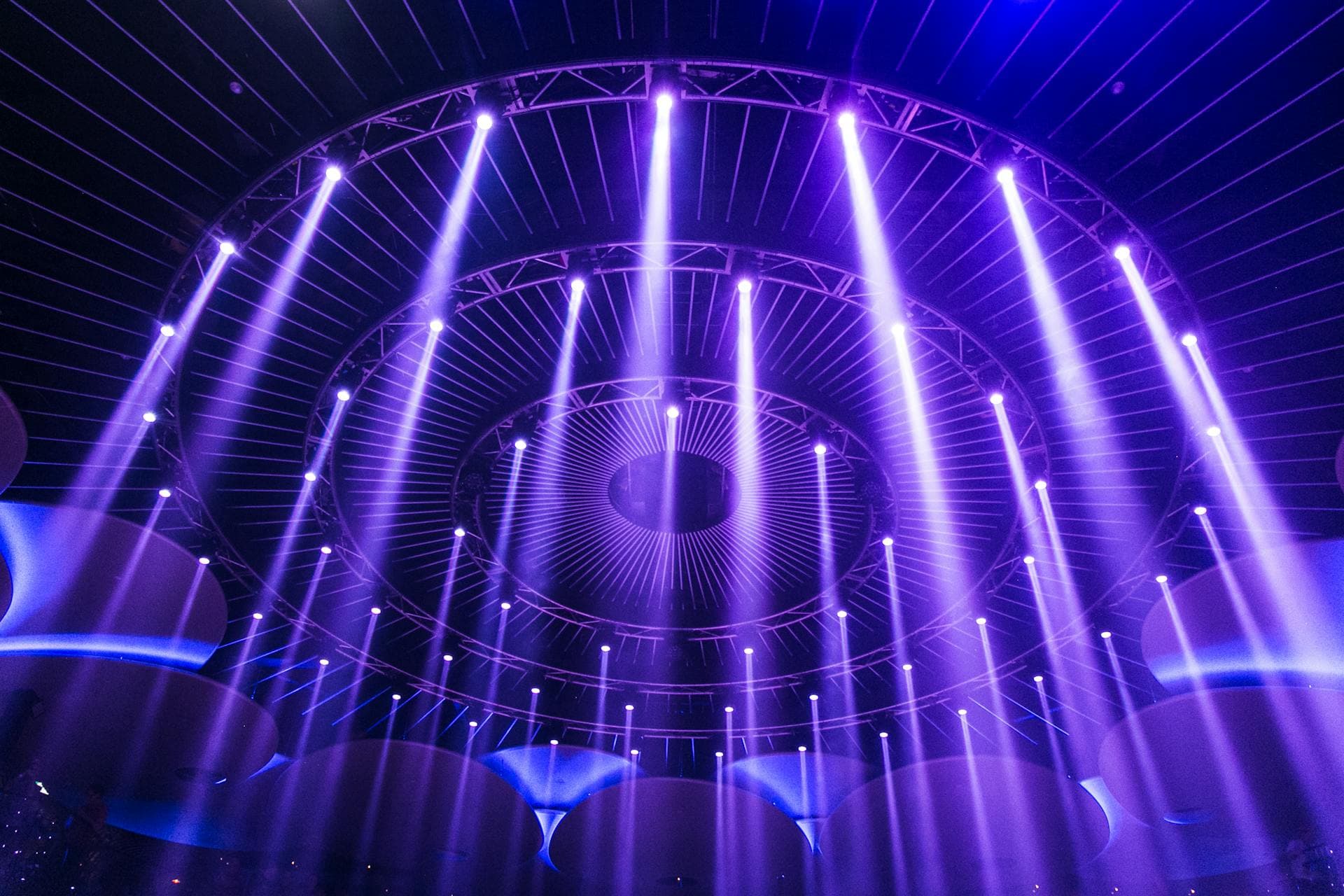 Office workspace background